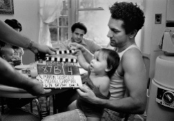 on the set of Raging Bull - photo by Brian Hamill